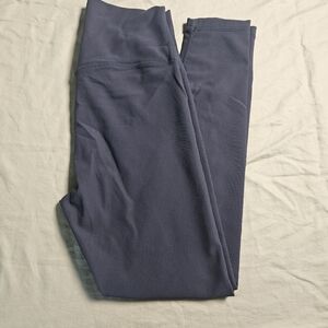 Wilo The Label Base Ribbed 7/8 Leggings Women’s Medium High Rise Slate Blue Yoga